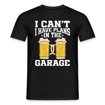 Funny Beer Brewing - Männer T-Shirt - Schwarz - Vorne - AI Model Male 178 light (178cm)