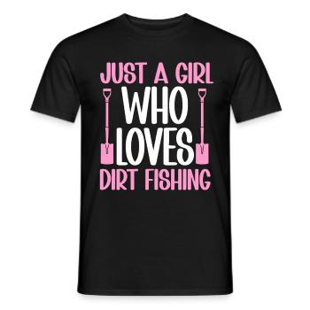 Metal Detectorist Metal Detecting - Men's T-Shirt - black - Front - AI Model Male 178 light (178cm)