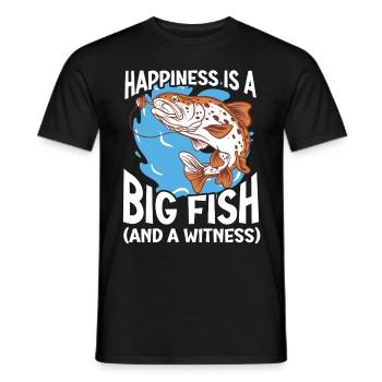 Fishing Design Fish Lover Fisherman - Männer T-Shirt - Schwarz - Vorne - AI Model Male 178 light (178cm)