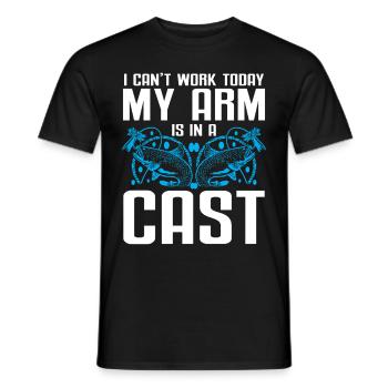Fishing Design Fish Lover Fisherman - Männer T-Shirt - Schwarz - Vorne - AI Model Male 178 light (178cm)