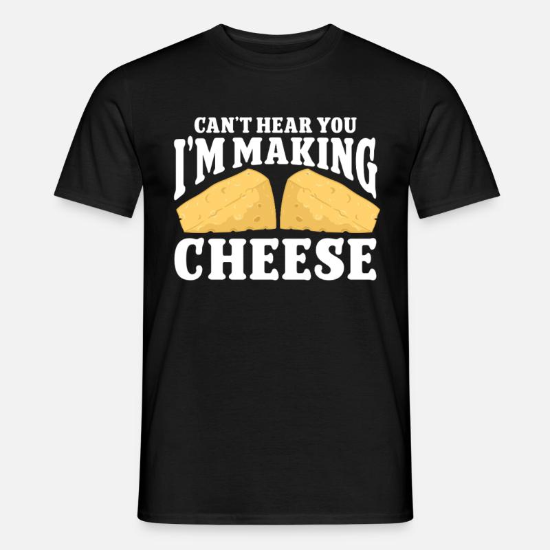 Cheese Making Cheese Lover - Männer T-Shirt - Schwarz