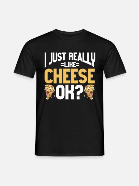 Cheese Making Cheese Lover - Men's T-Shirt - black