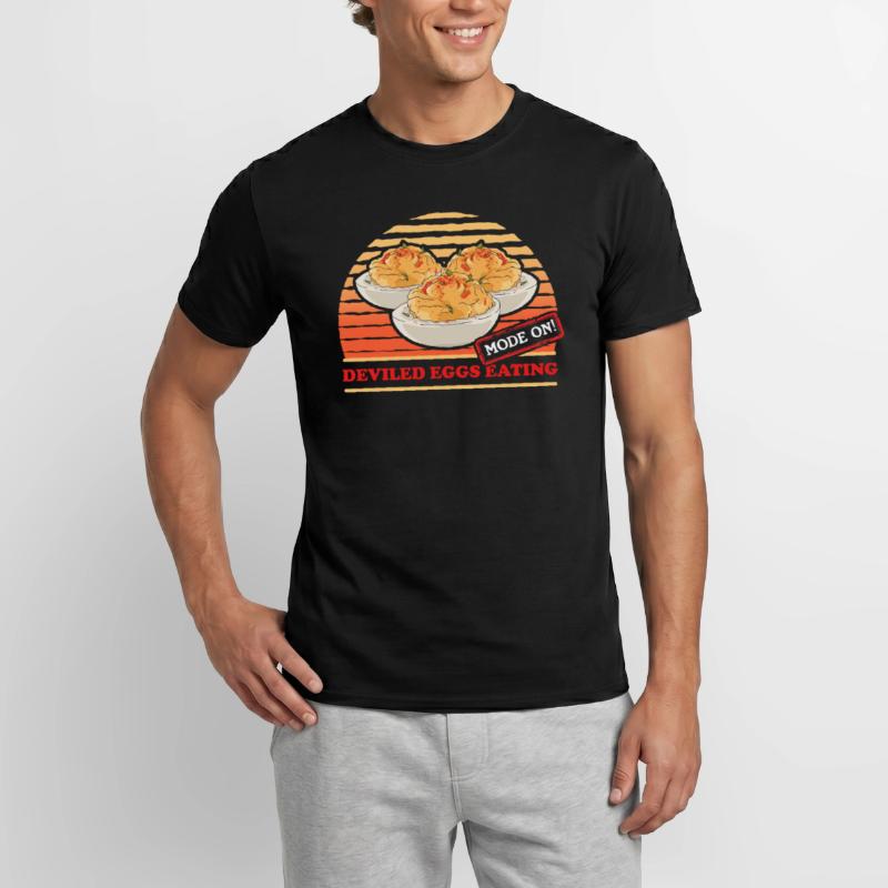 Deviled Eggs Gefüllte Eier Geschenk Männer T-Shirt