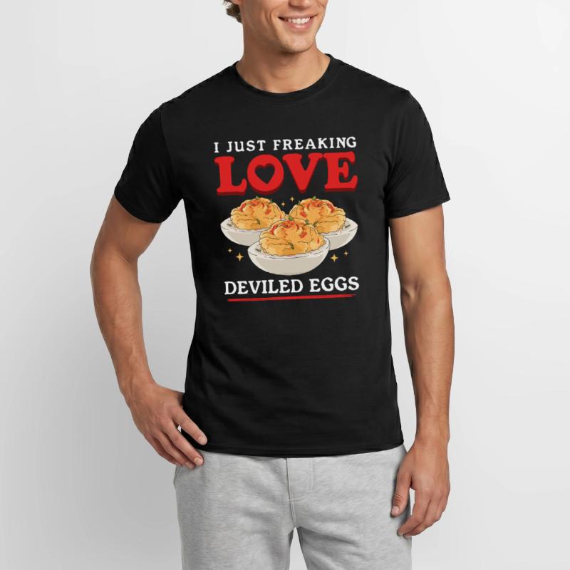 Deviled Eggs Gefüllte Eier Geschenke Männer T-Shirt