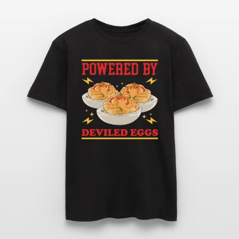Gefüllte Eier Dressed Deviled Eggs Geschenke Männer T-Shirt
