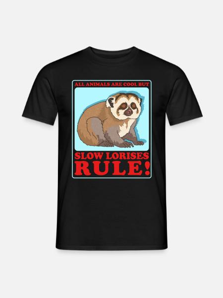 Slow Lorises Gift - Men's T-Shirt - black
