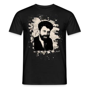 Erich Mühsam Tribute - Männer T-Shirt - Schwarz - Vorne - AI Model Male 178 light (178cm)