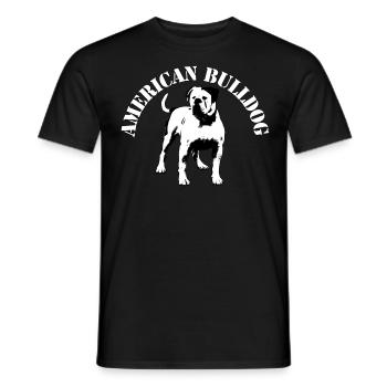 American Bulldog - You Never Walk Alone - Männer T-Shirt - Schwarz - Vorne - AI Model Male 178 light (178cm)