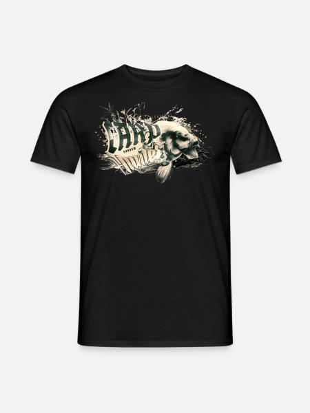 carp-hunter shadow - Männer T-Shirt - Schwarz