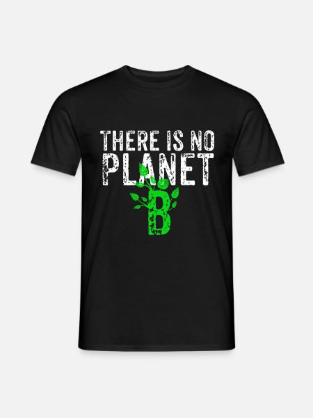 There Is No Planet B - Männer T-Shirt - Schwarz