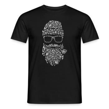 Birds Beard - Männer T-Shirt - Schwarz - Vorne - AI Model Male 178 light (178cm)