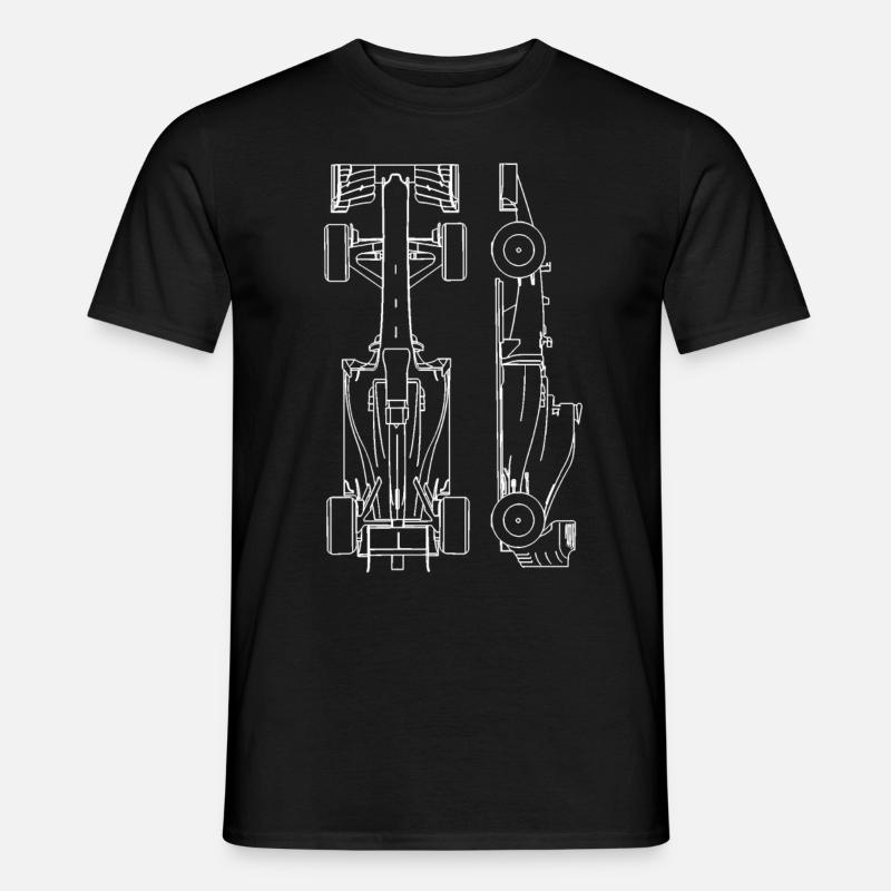 F1 Racing Car Gift idea - Männer T-Shirt - Schwarz