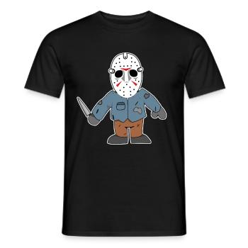 Films d'horreur Films | Film thriller cadeau peur - T-shirt homme - noir - Devant - AI Model Male 178 light (178cm)