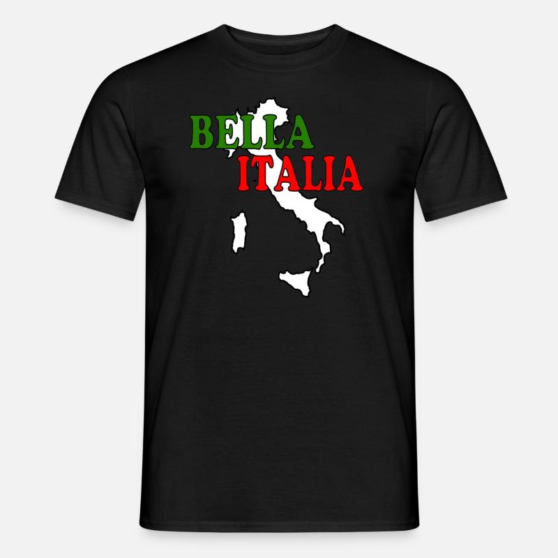 Bella Italia Geschenk - Männer T-Shirt - Schwarz