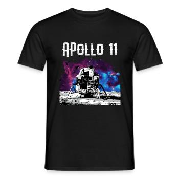 Apollo 11 Mondlandung Raumfahrt Astronaut Geschenk - Männer T-Shirt - Schwarz - Vorne - AI Model Male 178 light (178cm)
