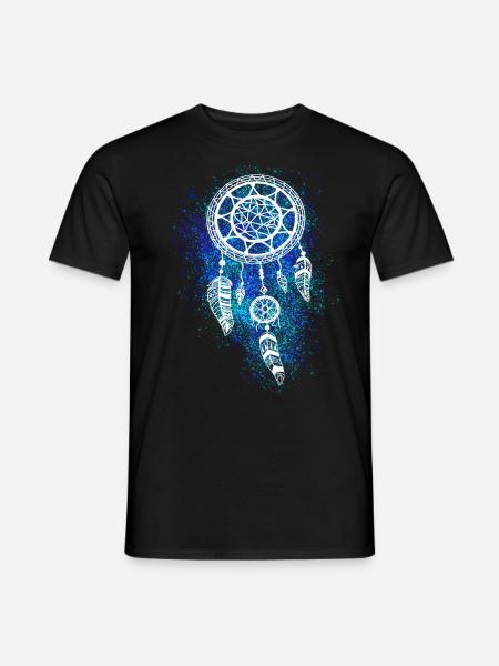 Dreamcatcher | Cadeau de rêve yoga méditation - T-shirt homme - noir