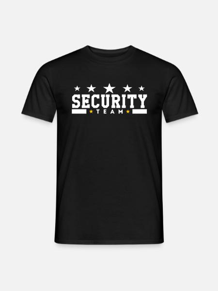 Security Team | Teamkleidung Club Bar Geschenk - Männer T-Shirt - Schwarz