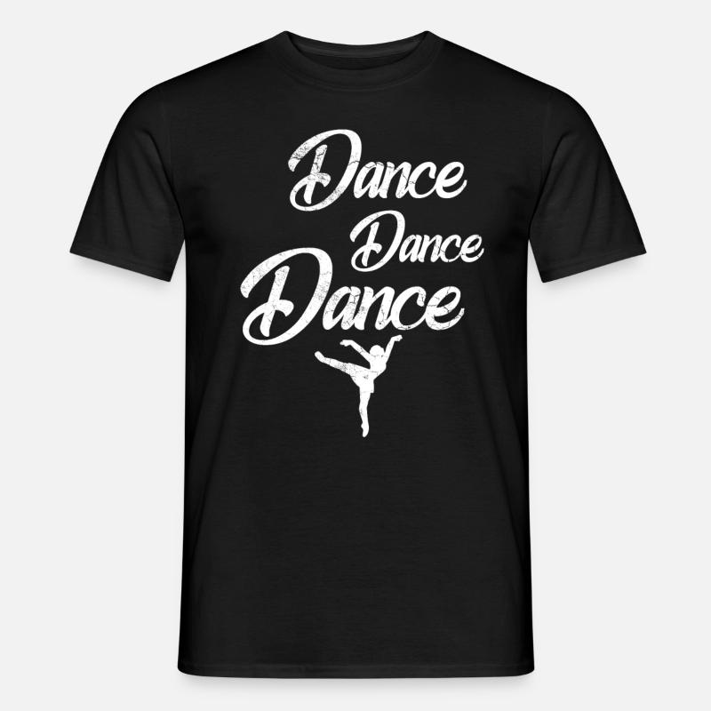 dance dance dance - T-shirt homme - noir