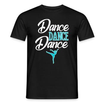 Danser danser et danser encore - T-shirt homme - noir - Devant - AI Model Male 178 light (178cm)