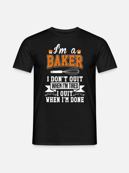 baker - Men's T-Shirt - black