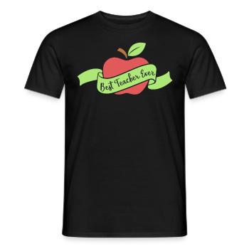 Teacher Teacher Gift Lecturer Lecturer Sweet Shirt - Men's T-Shirt - black - Front - AI Model Male 178 light (178cm)