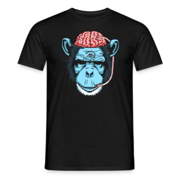 Inner Dialogue - Men's T-Shirt - black - Front - AI Model Male 178 light (178cm)