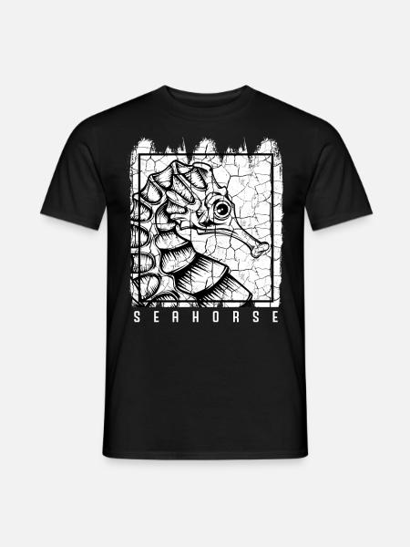 hippocampe - T-shirt homme - noir