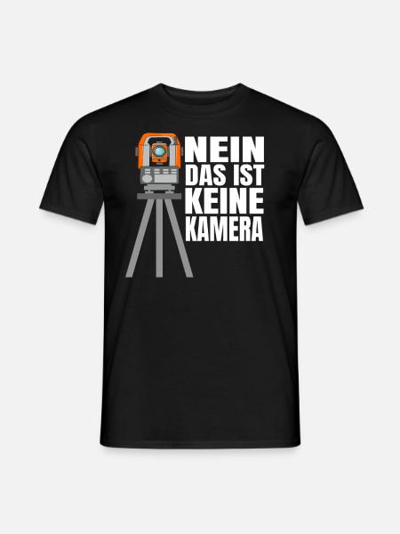 Landvermesser T-Shirt Vermessungstechniker Geologe - Männer T-Shirt - Schwarz