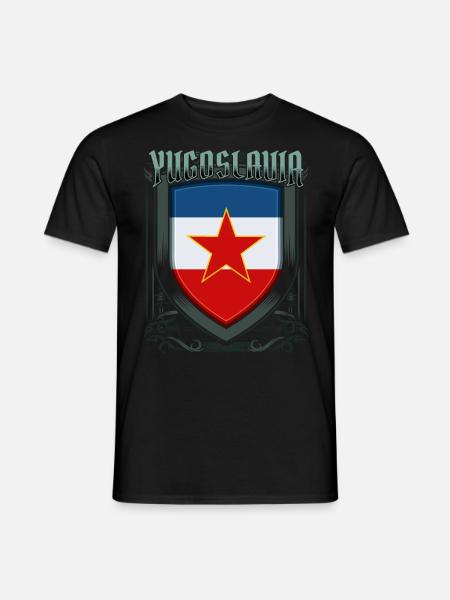 Yugoslavia - Men's T-Shirt - black
