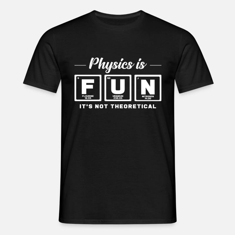 physics - Men's T-Shirt - black