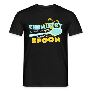 chimiste - T-shirt homme - noir - Devant - AI Model Male 178 light (178cm)