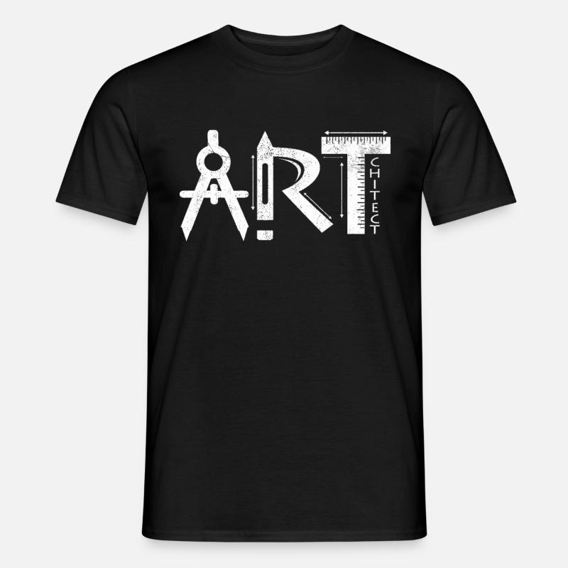 Architects Word Game Cool Architecture Gift - T-shirt uomo - nero
