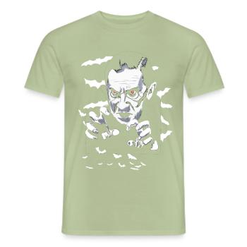 bela - Men's T-Shirt - sage - Front - AI Model Male 178 light (178cm)