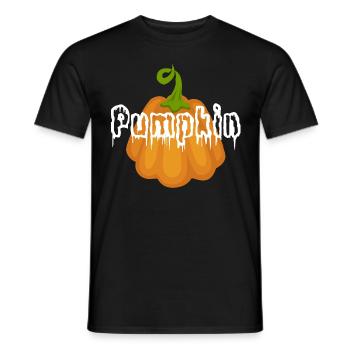 Halloween Kürbis - Männer T-Shirt - Schwarz - Vorne - AI Model Male 178 light (178cm)