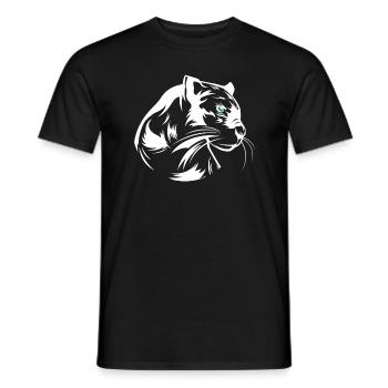 Panthères - T-shirt homme - noir - Devant - AI Model Male 178 light (178cm)