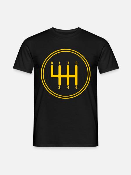 Shift knob stick lever - Men's T-Shirt - black