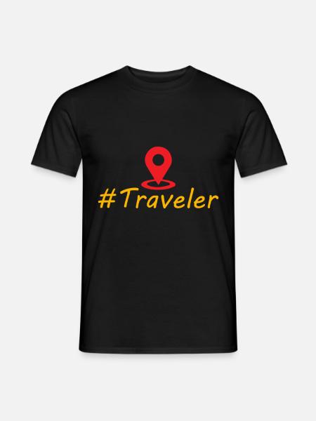 Traveler - Men's T-Shirt - black