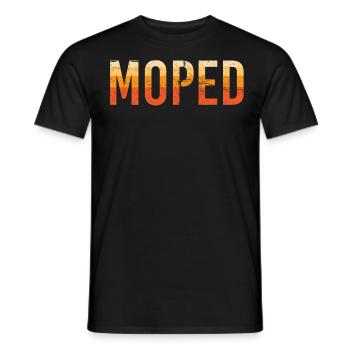 Moped Simson - Männer T-Shirt - Schwarz - Vorne - AI Model Male 178 light (178cm)