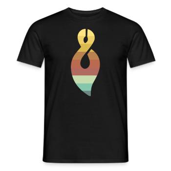 Tatouage tribal maori polynésien - T-shirt homme - noir - Devant - AI Model Male 178 light (178cm)