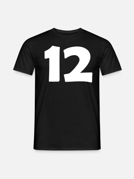 12 - T-shirt homme - noir
