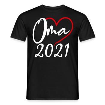 Grand-mère 2021 - T-shirt homme - noir - Devant - AI Model Male 178 light (178cm)