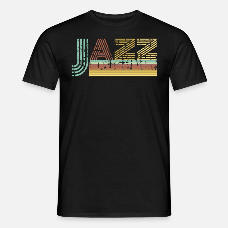 Jazz - Männer T-Shirt - Schwarz