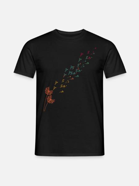 Pelote de pissenlit pissenlit - T-shirt homme - noir