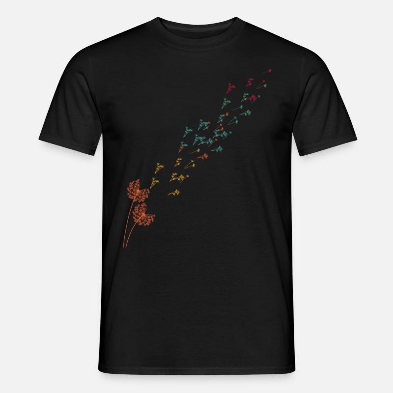 Knäuelgras Löwenzahn Pusteblume - Männer T-Shirt - Schwarz