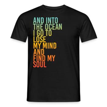 Amour de la mer - T-shirt homme - noir - Devant - AI Model Male 178 light (178cm)