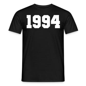 1994 - T-shirt homme - noir - Devant - AI Model Male 178 light (178cm)