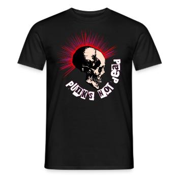 Punk's not dead - Men's T-Shirt - black - Front - AI Model Male 178 light (178cm)