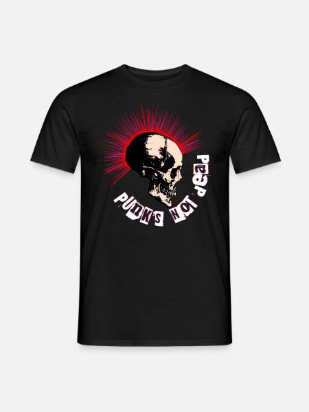 Punk's not dead - Men's T-Shirt - black
