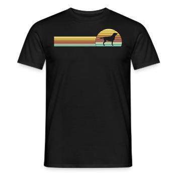 Cadeau de chien drôle de Labrador - T-shirt homme - noir - Devant - AI Model Male 178 light (178cm)