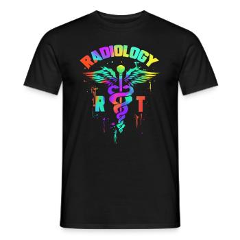 Radiology RT - Radiologen & Röntgentechniker - Männer T-Shirt - Schwarz - Vorne - AI Model Male 178 light (178cm)